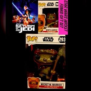 STAR WARS EWOK FUNKO WICKET SET